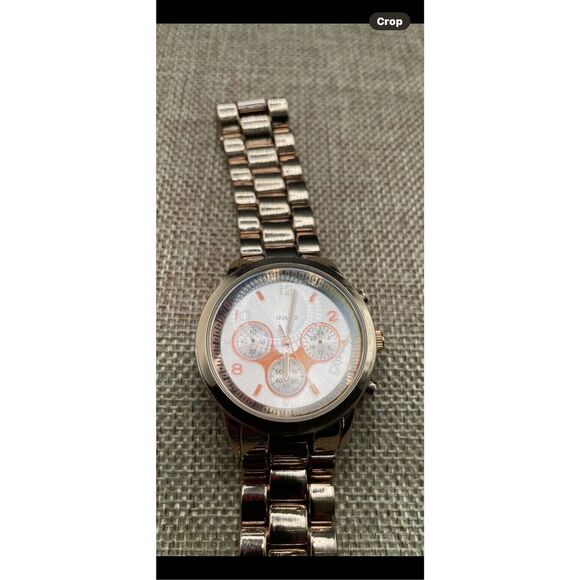 Arepostle Boyfriend Watch Rose Gold and Gold Metal Band - Picture 11 of 11